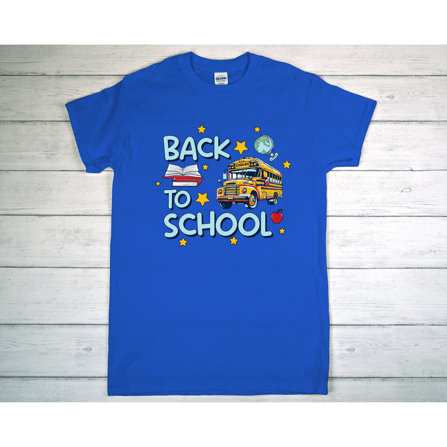 Welcome Back To School Bus & Stars