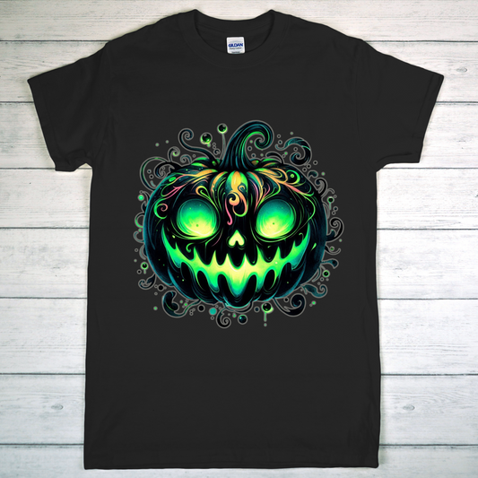 Neon Spooky Pumpkin