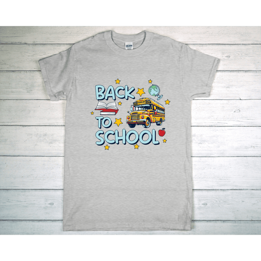 Welcome Back To School Bus & Stars